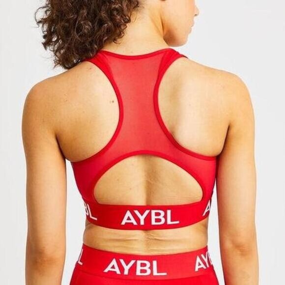 AYBL Training Sports Bra Red Sz Small - Picture 2 of 5